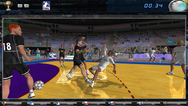 Игра Handball Manager - TEAM, скриншот