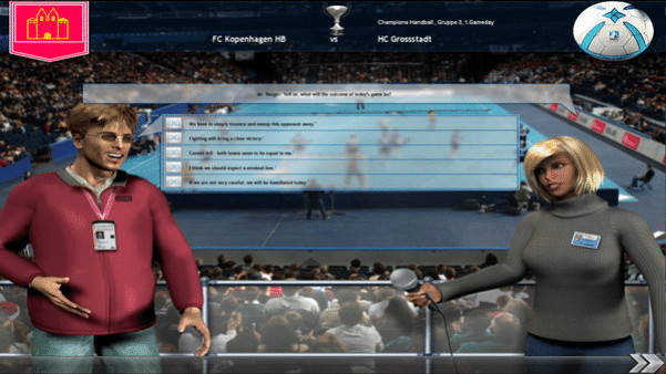 Игра Handball Manager - TEAM, скриншот