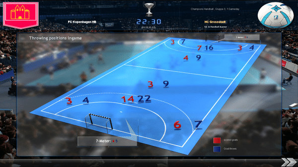 Игра Handball Manager - TEAM, скриншот