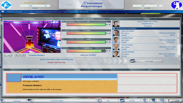 Игра Handball Manager - TEAM, скриншот