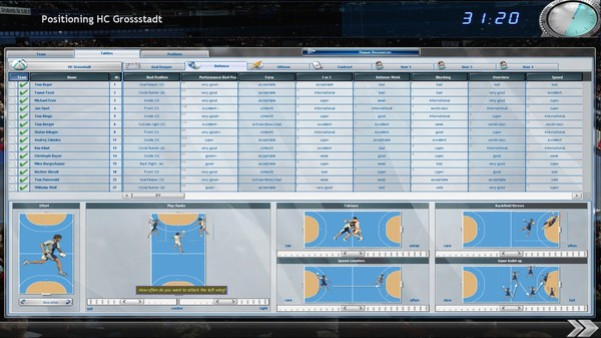 Игра Handball Manager - TEAM, скриншот