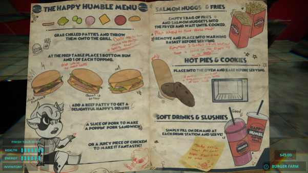 Игра Happy's Humble Burger Farm, скриншот