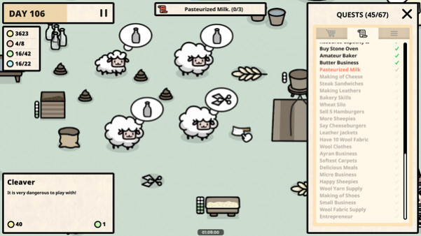 Игра Happy Sheepies, скриншот
