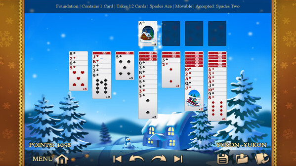 Игра Happy Wonderland Solitaire, скриншот