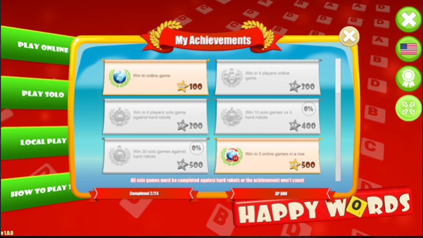 Игра Happy Words, скриншот