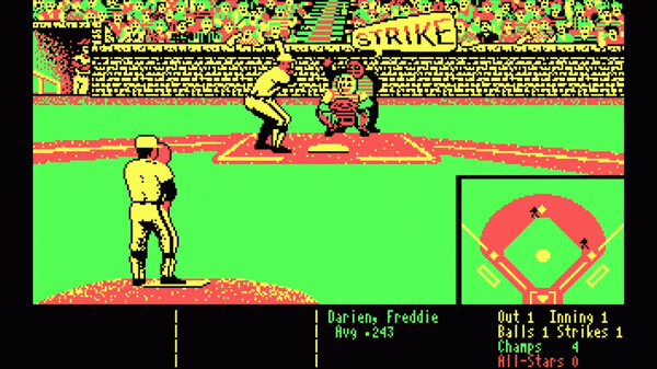 Игра HardBall! + HardBall II, скриншот
