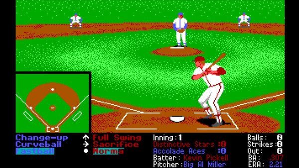 Игра HardBall! + HardBall II, скриншот