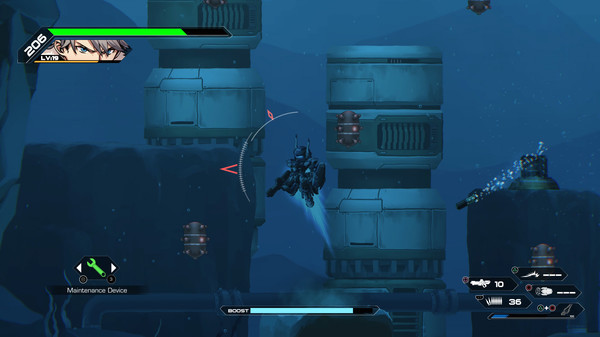 Игра HARDCORE MECHA, скриншот