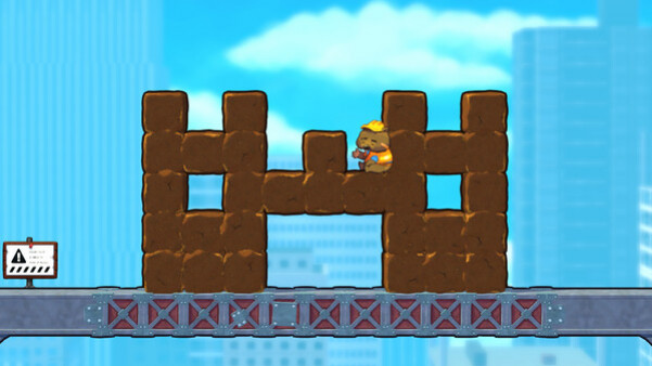 Игра Hardhat Wombat, скриншот