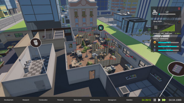 Игра Hardware Tycoon, скриншот
