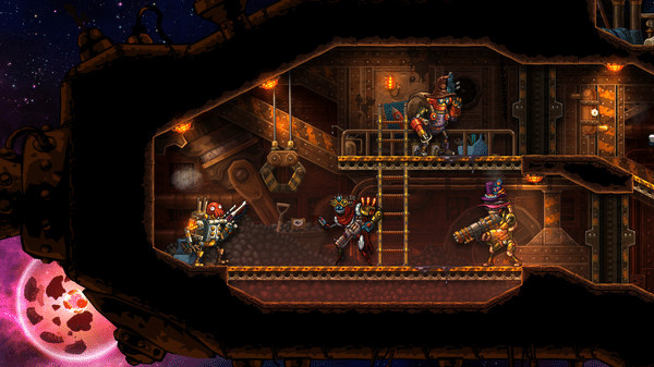 Игра Hatbox: Hatful Eight + 2 (SteamWorld Heist), скриншот
