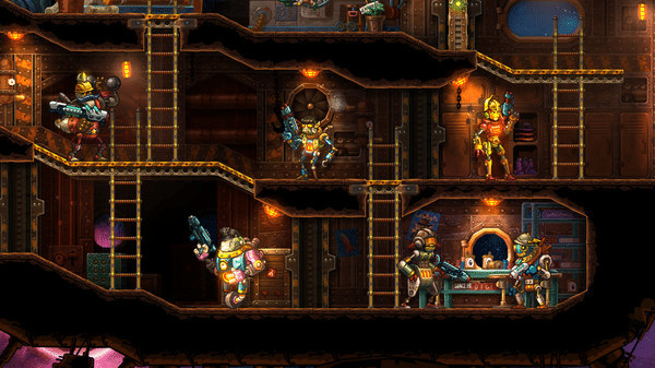 Игра Hatbox: Hatful Eight + 2 (SteamWorld Heist), скриншот