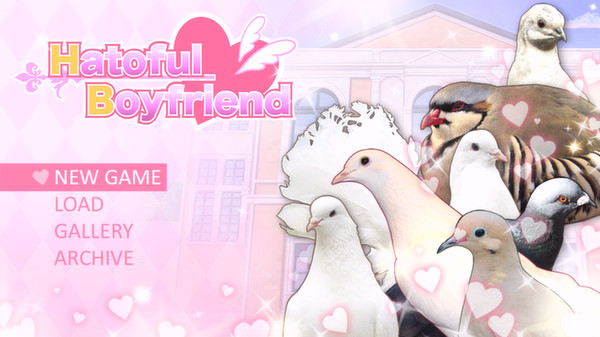 Игра Hatoful Boyfriend, скриншот