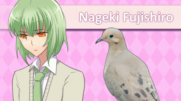 Игра Hatoful Boyfriend, скриншот