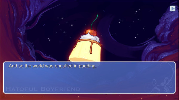Игра Hatoful Boyfriend, скриншот