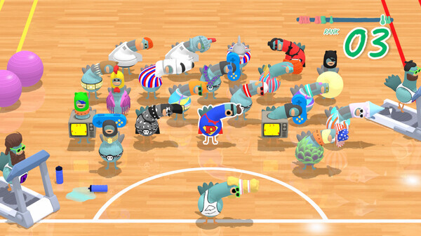 Игра Headbangers: Rhythm Royale, скриншот