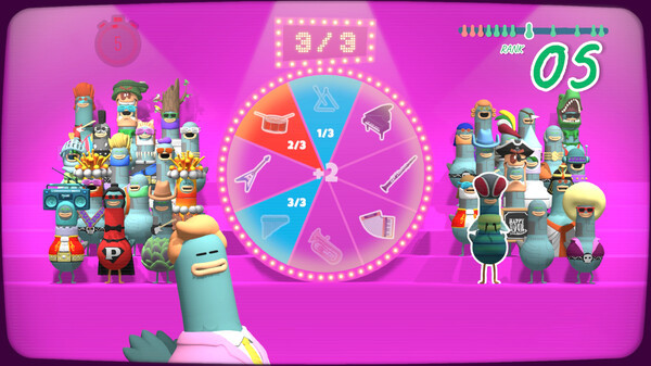 Игра Headbangers: Rhythm Royale, скриншот