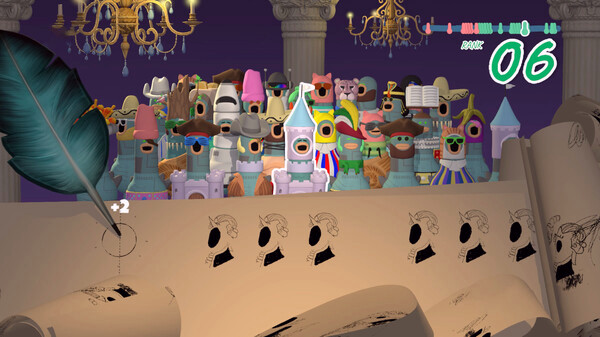 Игра Headbangers: Rhythm Royale, скриншот