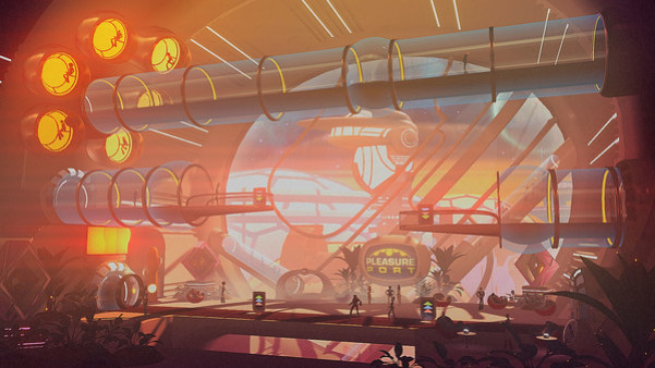 Игра Headlander, скриншот