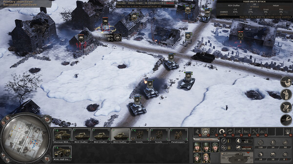Игра Headquarters: World War II - Ardennes, скриншот