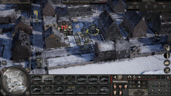 Игра Headquarters: World War II - Ardennes, скриншот