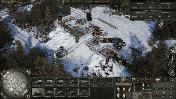 Игра Headquarters: World War II - Ardennes, скриншот