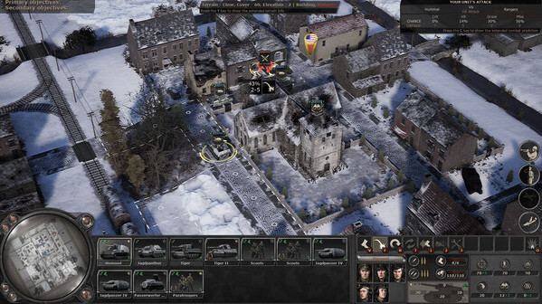 Игра Headquarters: World War II - Ardennes, скриншот