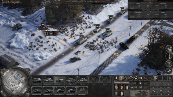 Игра Headquarters: World War II - Ardennes, скриншот
