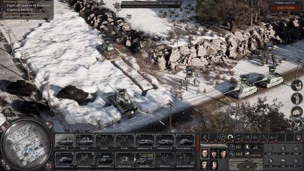 Игра Headquarters: World War II - Ardennes, скриншот