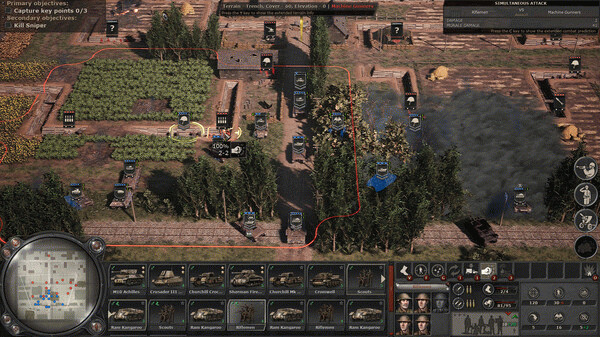 Игра Headquarters: World War II - Market Garden, скриншот