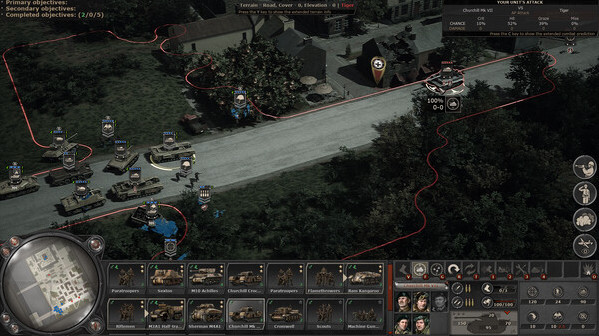 Игра Headquarters: World War II - Market Garden, скриншот