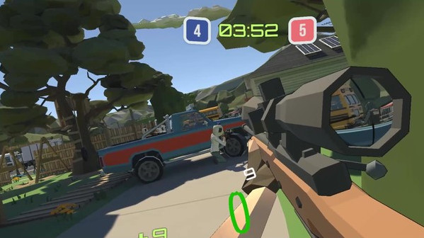 Игра Headshot VR, скриншот