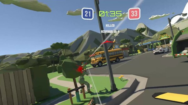 Игра Headshot VR, скриншот