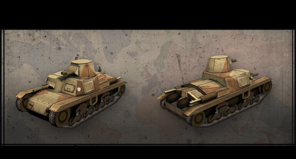 Игра Hearts of Iron III: Italian Vehicle Pack, скриншот
