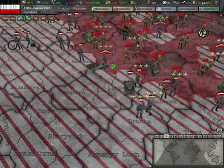 Игра Hearts of Iron III, скриншот