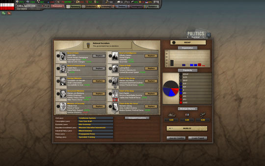Игра Hearts of Iron III Semper Fi: Dies Irae Götterdämmerung, скриншот