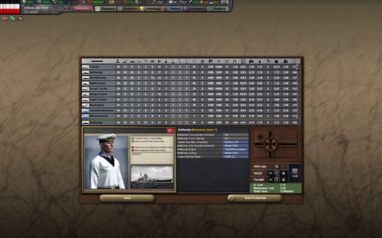 Игра Hearts of Iron III Semper Fi: Dies Irae Götterdämmerung, скриншот