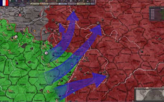 Игра Hearts of Iron III: Their Finest Hour, скриншот