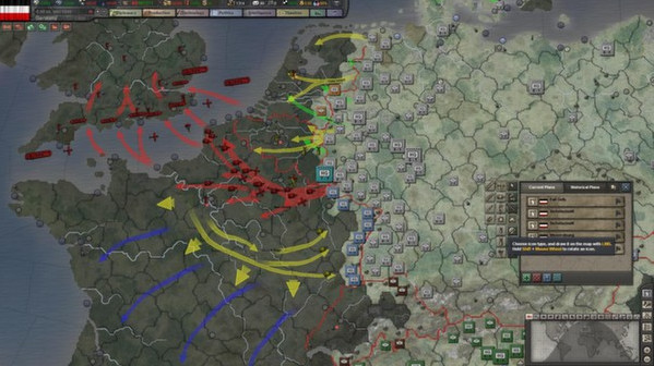Игра Hearts of Iron III: Their Finest Hour, скриншот