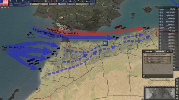 Игра Hearts of Iron III: Their Finest Hour, скриншот
