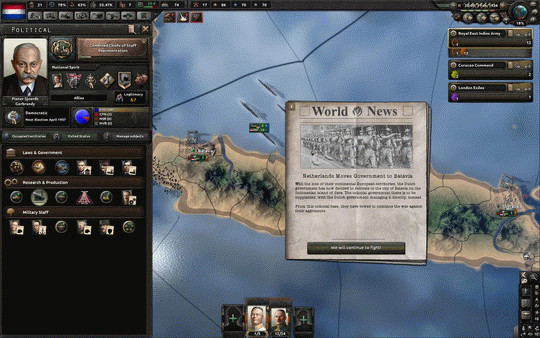 Игра Hearts of Iron IV - Expansion Subscription, скриншот