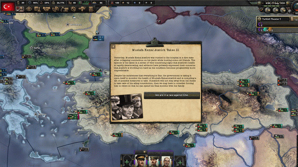 Игра Hearts of Iron IV - Expansion Subscription, скриншот