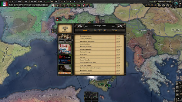 Игра Hearts of Iron IV: Radio Pack, скриншот
