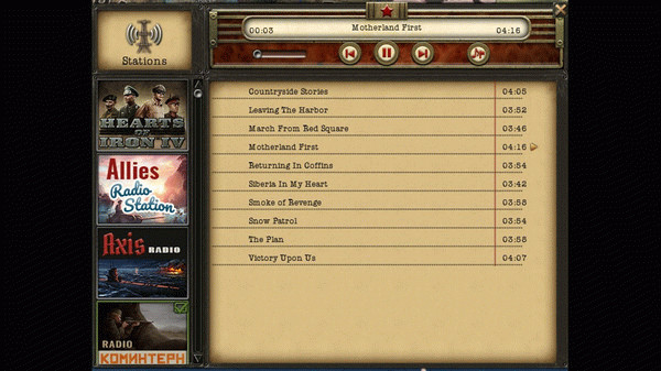 Игра Hearts of Iron IV: Radio Pack, скриншот