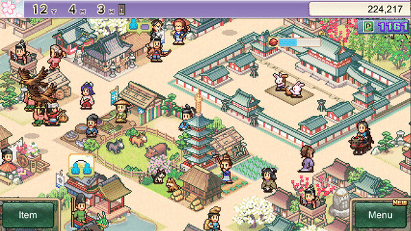 Игра Heian City Story, скриншот