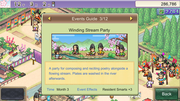 Игра Heian City Story, скриншот