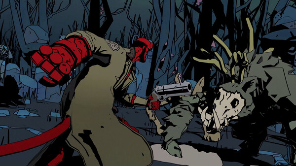 Игра Hellboy Web of Wyrd, скриншот
