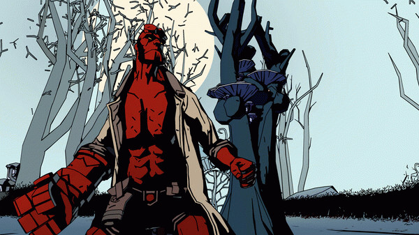 Игра Hellboy Web of Wyrd, скриншот