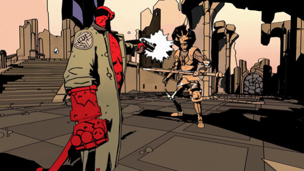 Игра Hellboy Web of Wyrd, скриншот