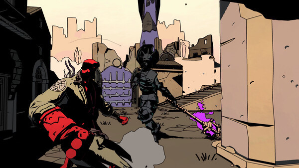 Игра Hellboy Web of Wyrd, скриншот